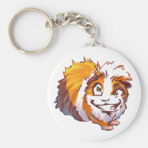 Drunk Guinea Pig Key Chains