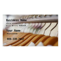 Dry Cleaners or Laundry Business Cards