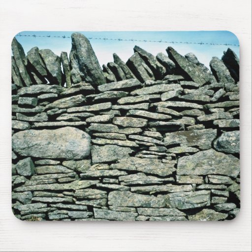 Dry stone wall mouse mat