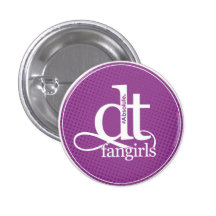 DT Fangirl Button (Purple Dots)