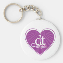 DT Fangirls (Heart Purple Keychain)