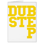 Dubstep Blockletter (Gold) Cards