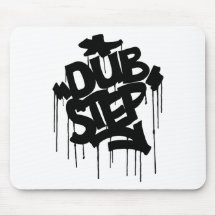 Dubstep FatCap Black Mousepads