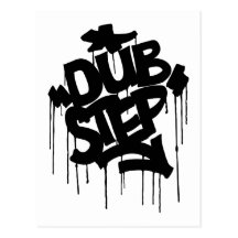 Dubstep FatCap Black Postcards