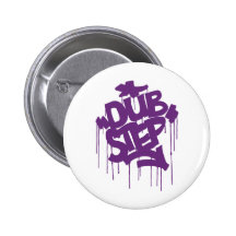 Dubstep FatCap Kush Purple Pinback Button