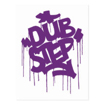 Dubstep FatCap Kush Purple Post Cards