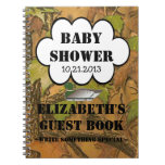 Duck Hunters Baby Shower Guestbook Spiral Notebooks