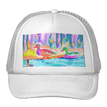 Duck Study Fine Art Hat