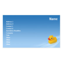 Ducky - Business Business Card Template
