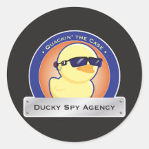Ducky Spy Agency Sticker