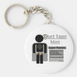 Duct Tape Man Key Chains