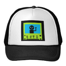 dude stck in laptop trucker hats