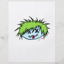 Dude Zombie Personalized Flyer