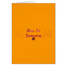 Due In January Cards