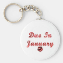 Due In January Keychains