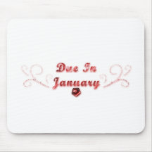 Due In January Mousemats