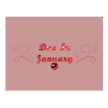 Due In January Post Cards