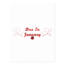 Due In January Postcards