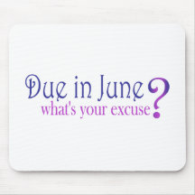 Due In June Mousepad
