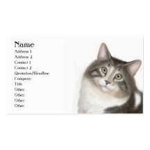 Duffy the Cat Business Card