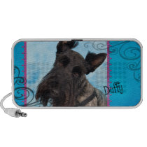 Duffy the Scottish Terrier Portable Speaker speakers