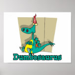 Dumbosaurus Dino Cartoon Posters