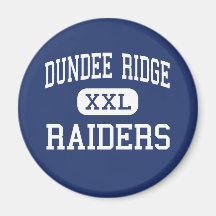 Dundee Ridge Raiders Middle Dundee Florida Fridge Magnet