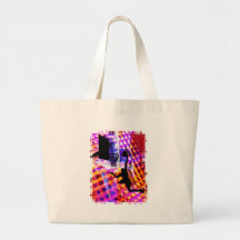 Dunk in Electric Light Chaos Canvas Bags
