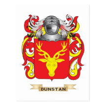 Dunstan Coat of Arms Post Cards