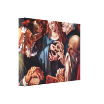 Durer - The twelve-year-old Jesus among the scribe Stretched Canvas Print