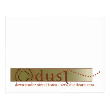 DUST Postcard,  Customisable