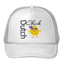 Dutch Chick Trucker Hats