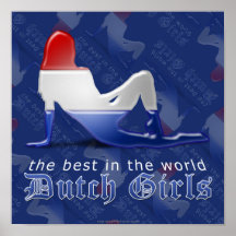 Dutch Girls are Best Flag Posters