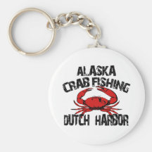 Dutch Harbour Alaska Crab Fishing Key Chains
