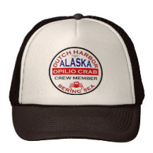 Dutch Harbour Opilio Crab Crew Member Trucker Hats