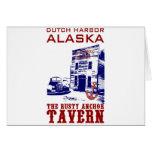 Dutch Harbour Rusty Anchor Tavern Greeting Card