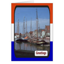 Dutch sail training vessel, Enkhuizen berths Card