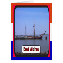 Dutch sail training vessel, Ijselmeer Greeting Cards