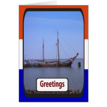 Dutch sail training vessel on the Ijselmeer Cards