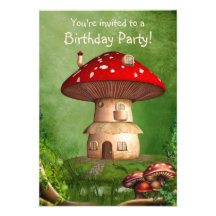 Dwarf Land Kids 3.5x5 Invitation