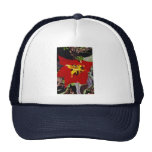Dwarf tulip mesh hat