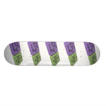 Dyne as Dy Dysprosium and Ne Neon Skateboard Decks