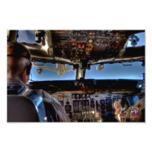 E-3 AWACS Air Refueling HDR Photo Art