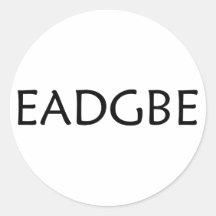 EADGBE STICKER
