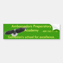 eagle1, Ambassadors Preparatory Academy, Galves... Bumper Stickers