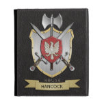 Eagle Battle Crest Black iPad Folio Covers