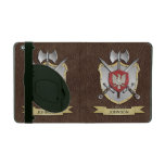 Eagle Battle Crest Brown iPad Case