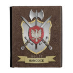 Eagle Battle Crest Brown iPad Folio Covers