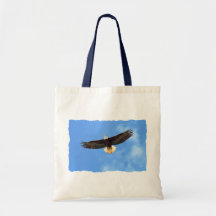Eagle Flying Canvas Bags