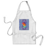 Eagle graffiti on brick wall aprons
